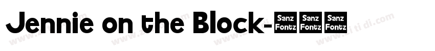 Jennie on the Block字体转换